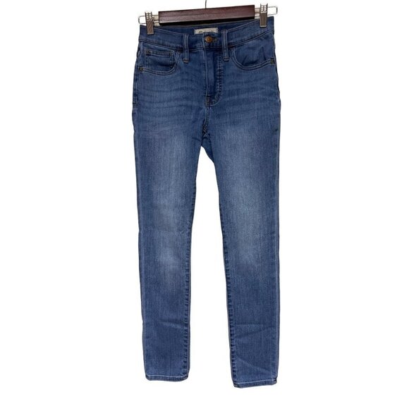 Madewell Denim - Madewell 9" Mid-Rise Skinny Denim Blue Jeans Women's Size 24